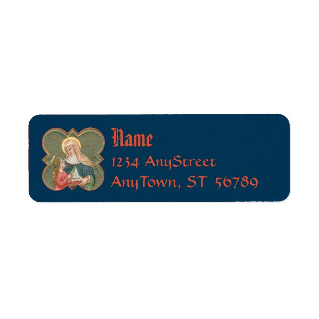 St. Anne und BVM in einer Barbed Quatrefolie (BK67 (Vorne)