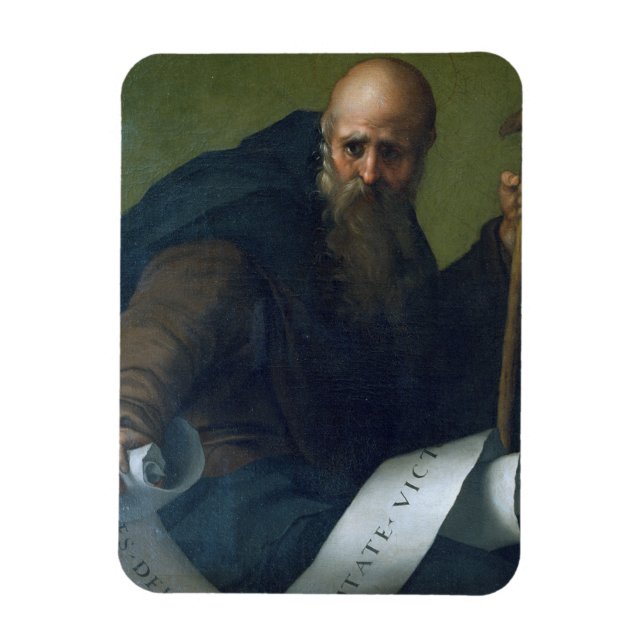 St. Anthony Abbot (c.251-356) c.1518-19 (Öl auf ca Magnet (Vertikal)