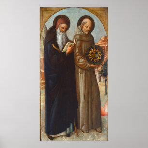 St. Anthony Abbot - Jacopo Bellini Affiche d'art f