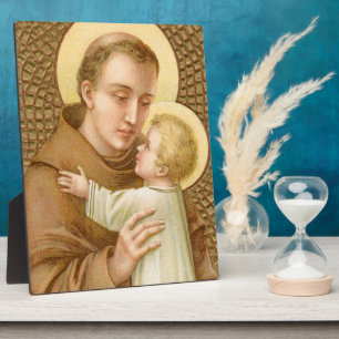 St. Anthony & das Jesuskind (JM 05) 8"x10" Fotoplatte