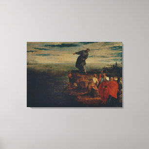 St Anthony, das zu den Fischen, c.1580 predigt Leinwanddruck
