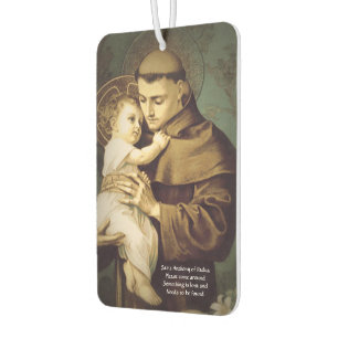 St. Anthony Gebet der Wiederherstellung verlorener Autolufterfrischer