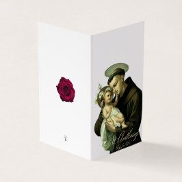 St. Anthony Katholisches Beileid Dankeschön Karten