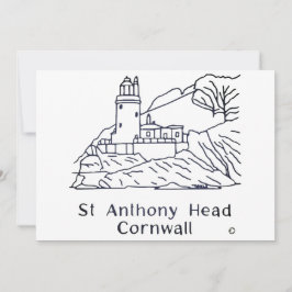 St Anthony Lighthouse card Dankeskarte
