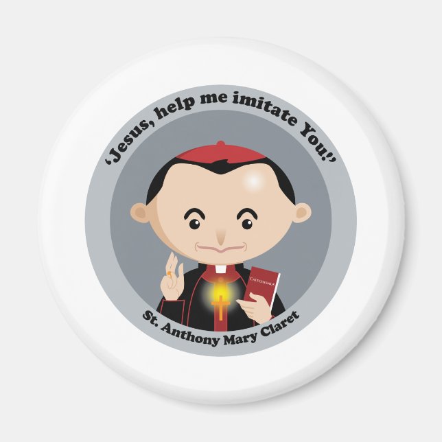 St. Anthony Mary Claret Magnet (Vorne)