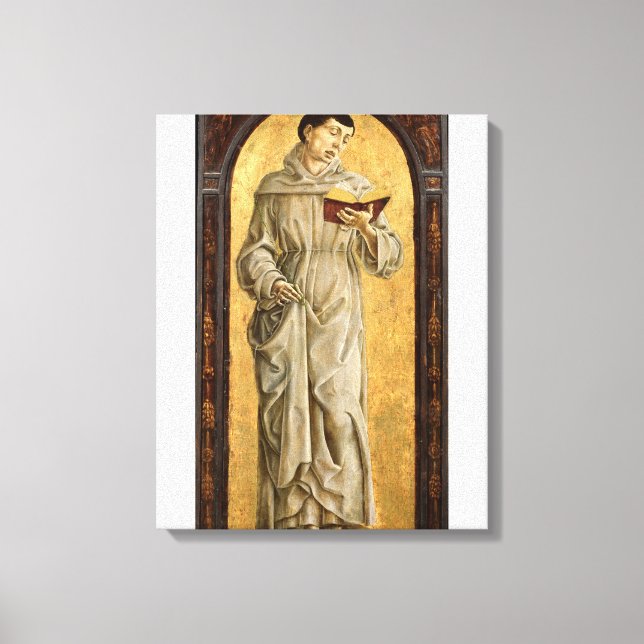 St. Anthony of Padua Reading Leinwanddruck (Vorderseite)