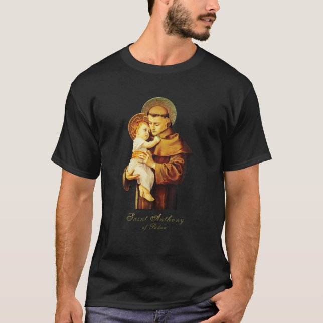 St. Anthony Padua Katholische St. Shirt (Vorderseite)