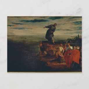 St. Anthony Preaching to the Fish, c.1580 Postkarte