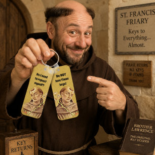 St. Anthony religiöser katholischer lustiger Schlü Schlüsselanhänger