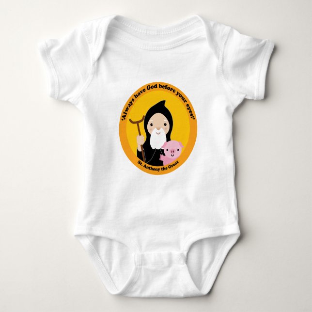 St. Anthony the Great Baby Strampler (Vorderseite)
