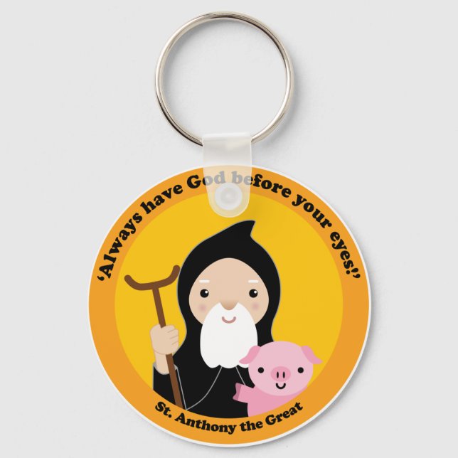 St. Anthony the Great Schlüsselanhänger (Vorderseite)