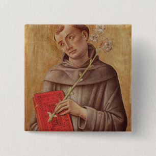 St Anthony von Padua Button