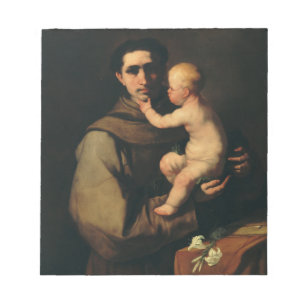 St. Anthony von Padua, Luca Giordano Notizblock