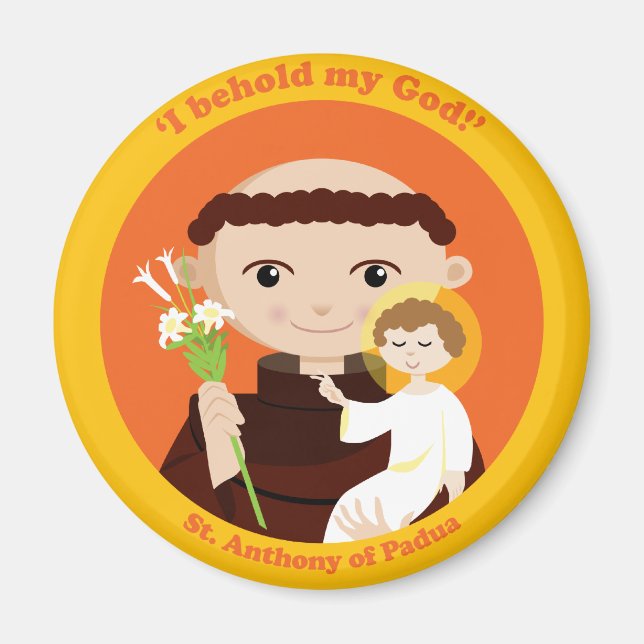St. Anthony von Padua Magnet (Vorne)