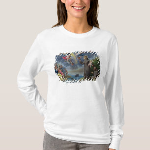 St Anthony von Padua predigend zu den Fischen T-Shirt