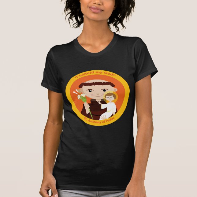 St Anthony von Padua T-Shirt (Vorderseite)