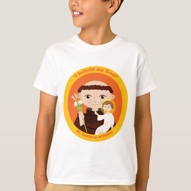 St Anthony von Padua T-Shirt (Vorderseite)