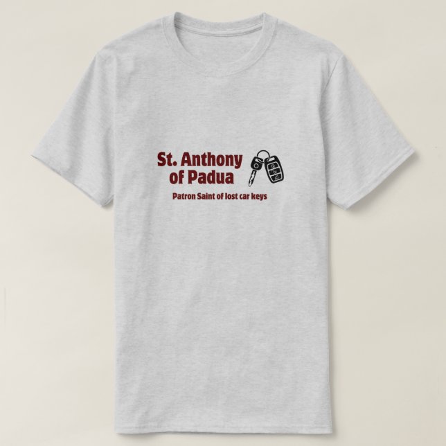St. Anthony von Padua T-Shirt (Design vorne)