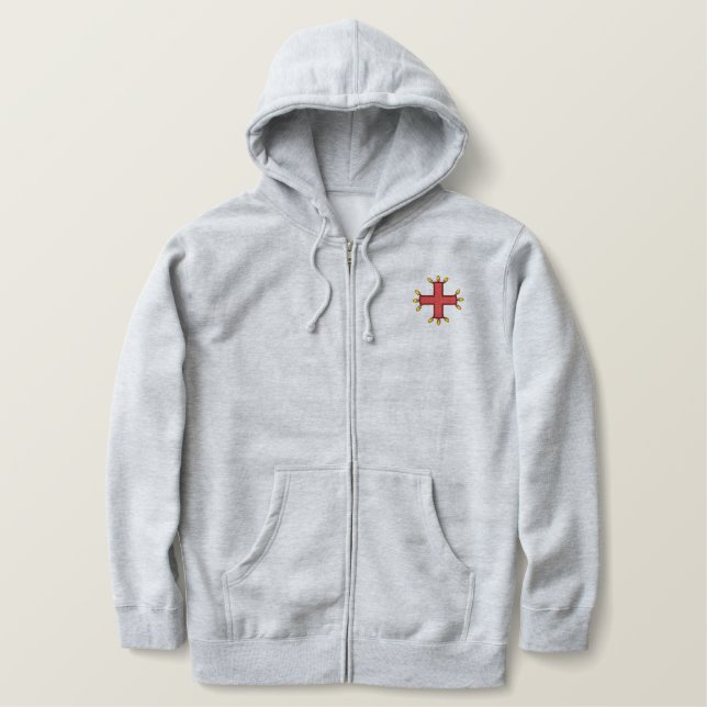 St. Anthony's Cross besticktes Shirt (Design vorne)