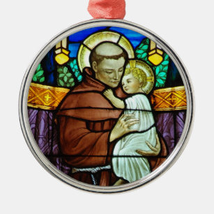 St- Anthonyverzierung Silbernes Ornament