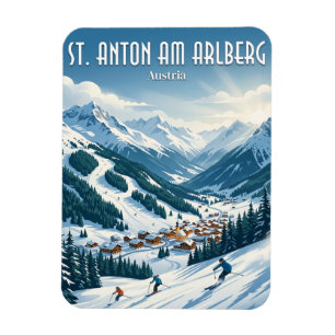 St. Anton am Arlberg Österreich Magnet
