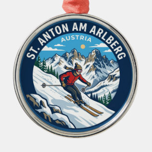 St. Anton am Arlberg Österreich Ornament Aus Metall