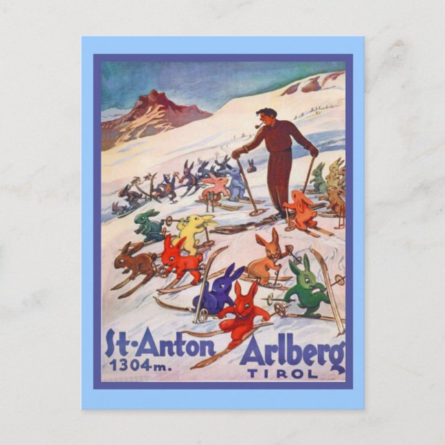 St ANton, Arlberg; Tirol Postkarte (Vorderseite)