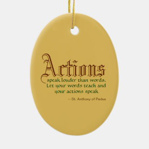 St. Antonius von Padua & das Jesuskind (JM 05) Keramik Ornament
