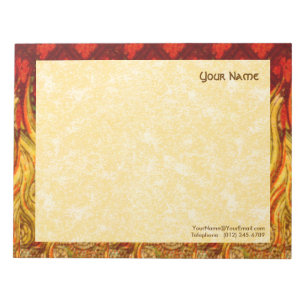 St. Apollonias Flammen (VVP 001a) 11"x8,5" Horizon Notizblock
