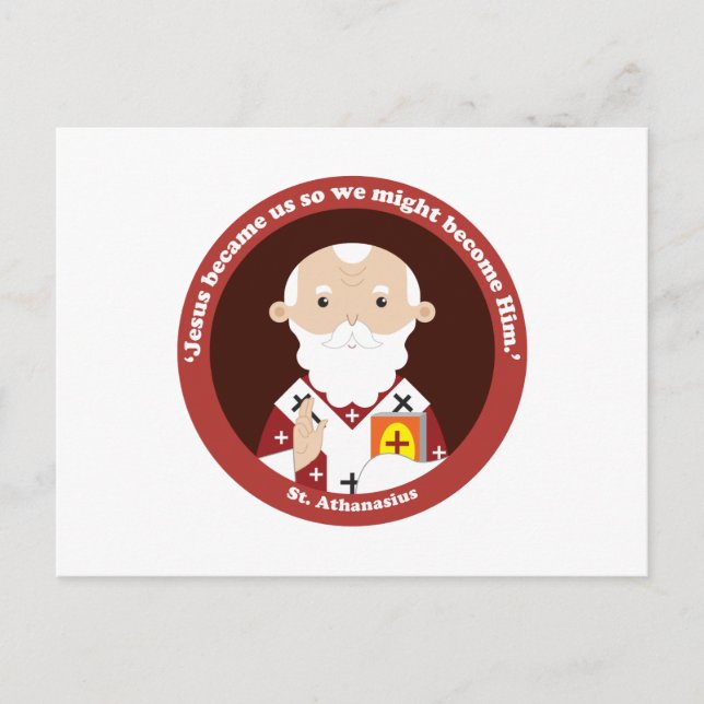 St. Athanasius Postkarte (Vorderseite)