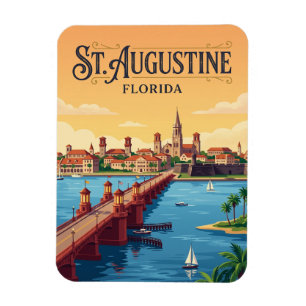 St. Augustine an der Uferpromenade USA Magnet