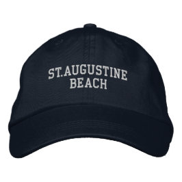 St. Augustine Beach bestickt mit Baseballhut Bestickte Baseballkappe