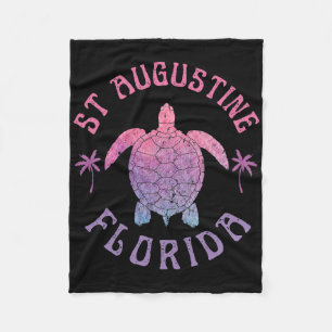 St Augustine Beach Florida Meeresschildkröte Somme Fleecedecke