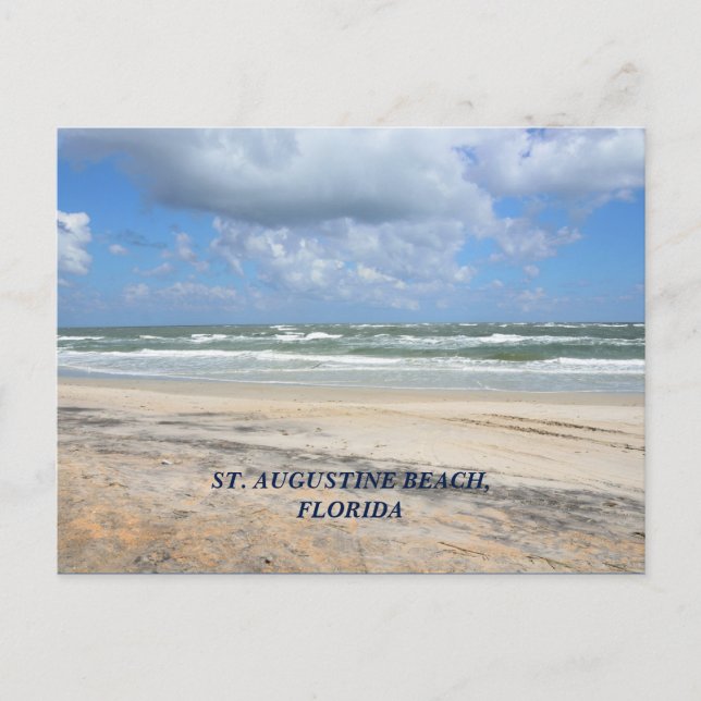 St Augustine Beach, Florida Postcard Postkarte (Vorderseite)