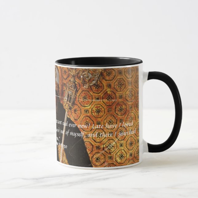 St Augustine der Flusspferd-Schönheit überhaupt Tasse (Rechts)