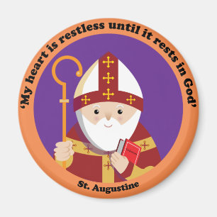 St Augustine des Flusspferds Magnet