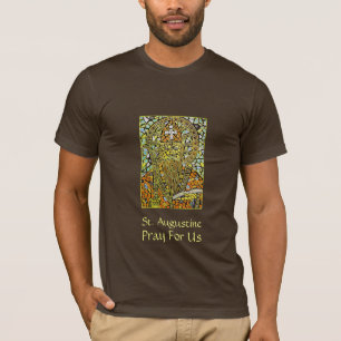 St Augustine du T-shirt graphique des hommes