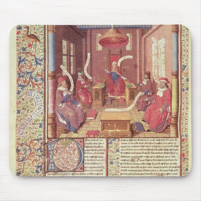 St Augustine, Epicurus, Zeno, Antiochus u. Mousepad (Vorne)