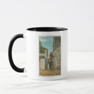 St Augustine, FL - Ansicht der Fiskus-Straße u. Tasse