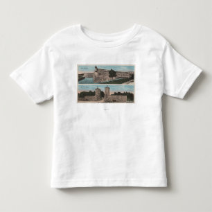 St Augustine, FL - Ansicht von ft. Marion u. Stadt Kleinkind T-shirt