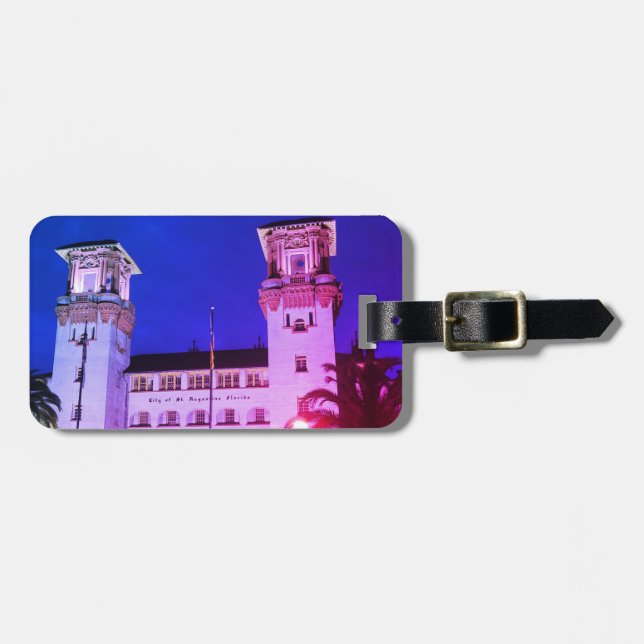 St. Augustine, FL - Hotel Alcazar Gepäcktag Gepäckanhänger (Vorderseite horizontal)
