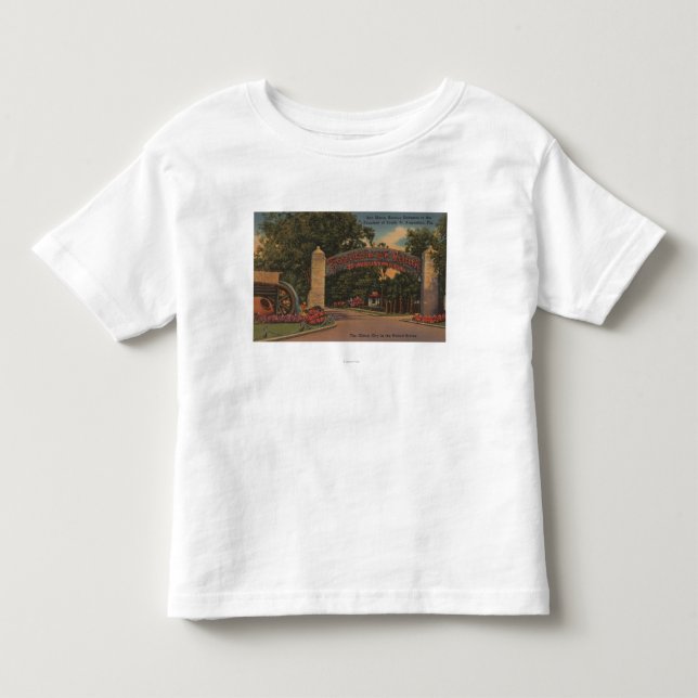 St Augustine, FL - Jungbrunnen Eingang Kleinkind T-shirt (Vorderseite)