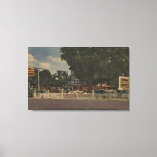 St Augustine, FL - Ripleys Glauben-es-oder-Nicht Leinwanddruck