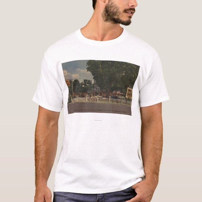 St Augustine, FL - Ripleys Glauben-es-oder-Nicht T-Shirt (Vorderseite)