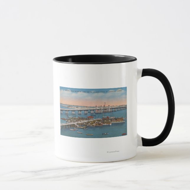 St. Augustine, FL - Sicht auf die Brücke der Löwen Tasse (Rechts)