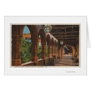 St Augustine, Florida - Ansicht von Hotel Ponce De