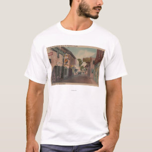 St Augustine, Florida - Ansicht von St- Georgest. T-Shirt