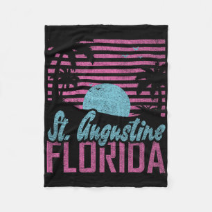 St. Augustine Florida Fl Zitrusstaat Miami Vibes Fleecedecke