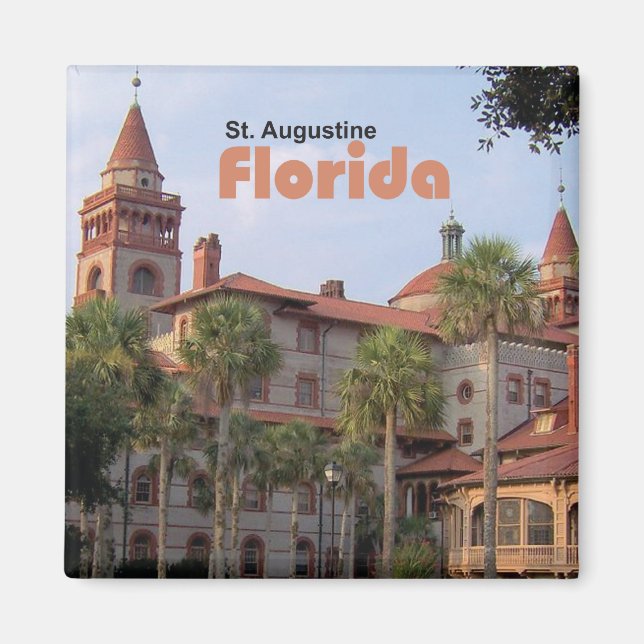 St. Augustine Florida Foto Kühlschrankmagnet (Vorne)
