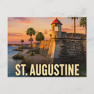 St. Augustine Florida Küstenstadt Reise Geschenk Postkarte